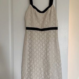 Short dress white/ beigh